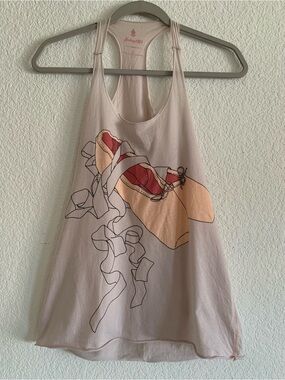 Heritage 1981 Ballet Graphic Racerback Tank - Light Pink